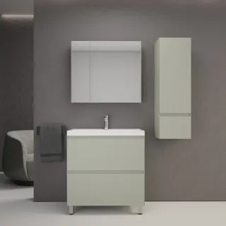 Тумба под раковину напольная Style Line Манхэттен ЛС-00002373 80 см олива